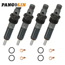 4Pcs 4928990 New Diesel Engine Fuel Injector set Thread 14MM for Cummins 6BT Engine