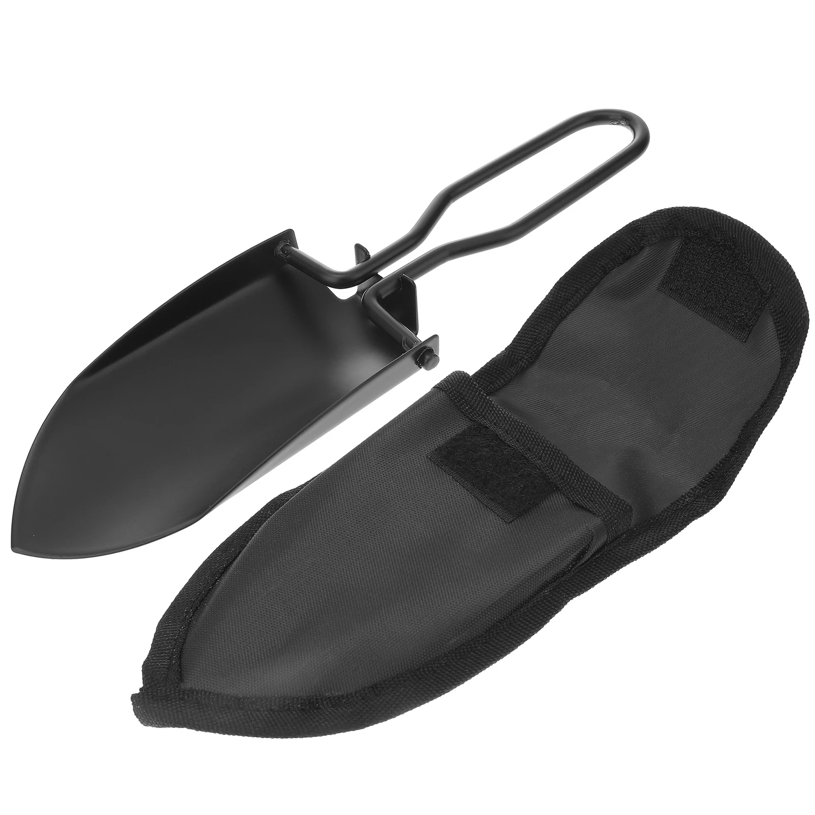 

Stainless Steel Garden Shovel Foldable Outdoor Camping Tool Portable Yard Digger Storage Bag For Travel Hiking Gardening