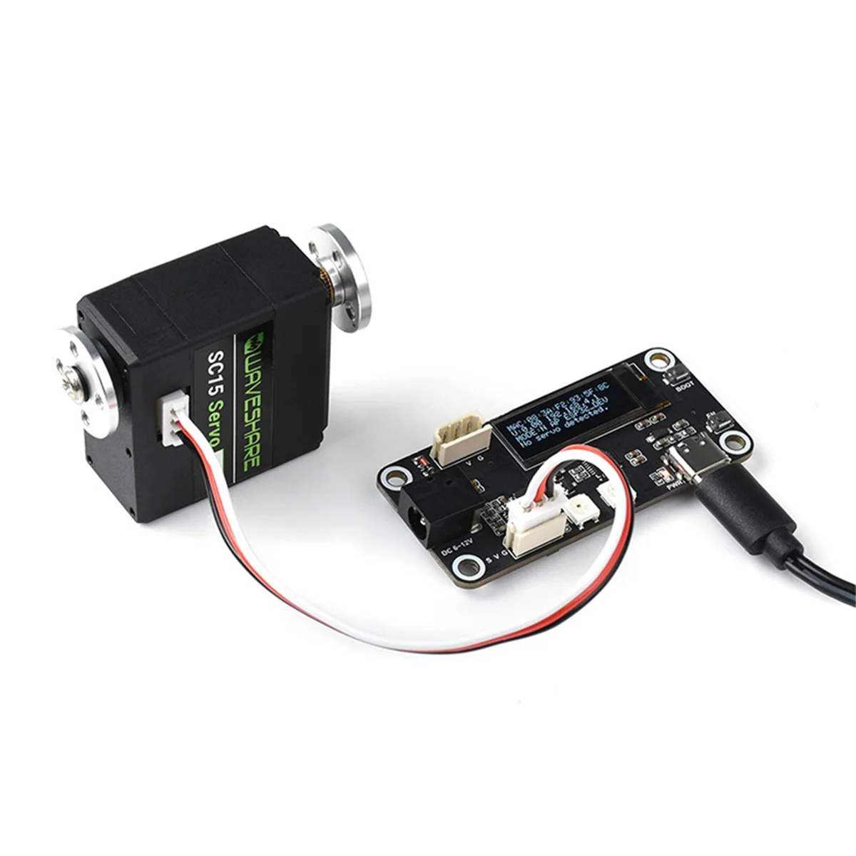 New Waveshare ESP32 Servo Driver Expansion Board with OLED Display Built-in WIFI and Bluetooth for SC15/ST3215 Servo