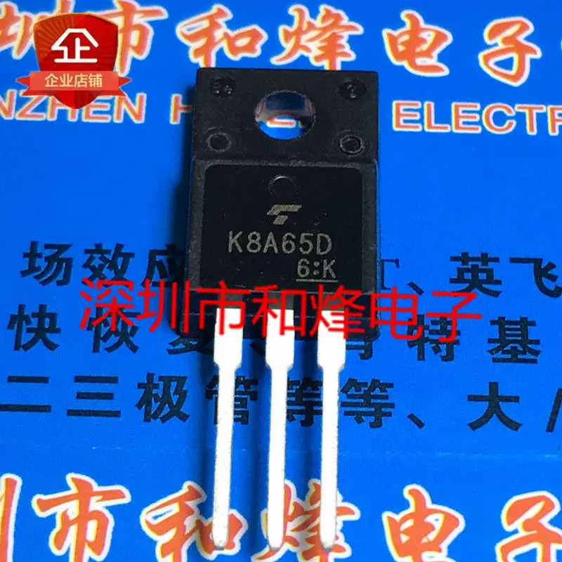 10 Uds K8A65D TK8A65D TO-220F MOSFET 65 8A