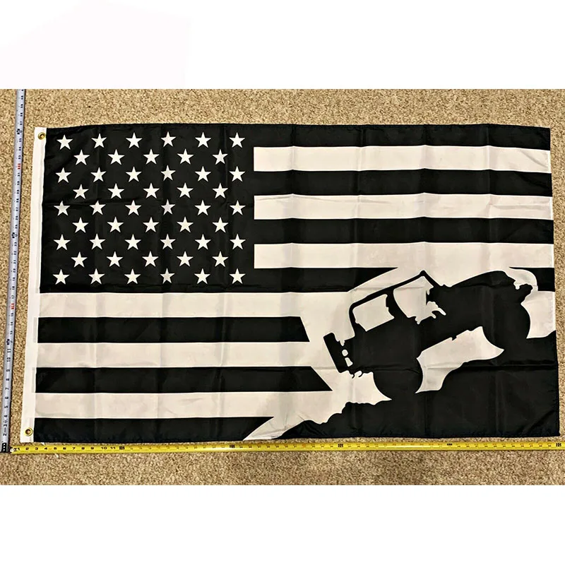 JEEP Flag FREE SHIPPING Customize Car Flags Trump Biden Sign Poster 3x5' yhx0038