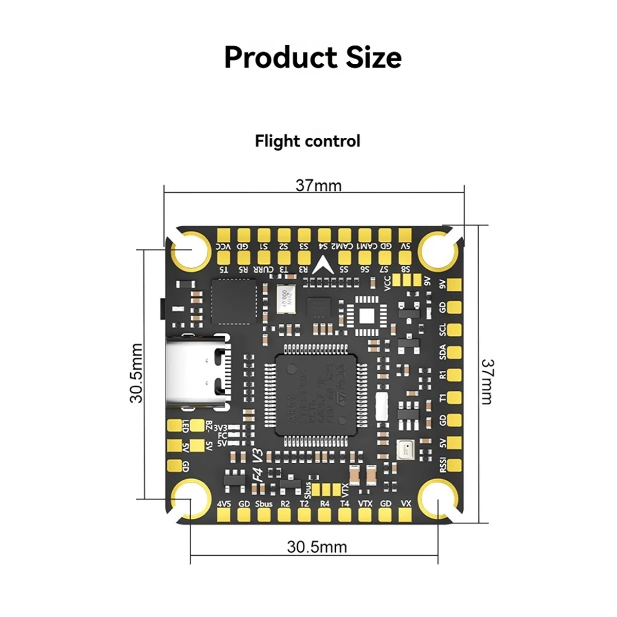 

F465 V3 Stack/Flytower BLS 65A ESC AM32 Летающая башня F405 + 65A 32-битная настройка через Bluetooth Box FPV Дрон