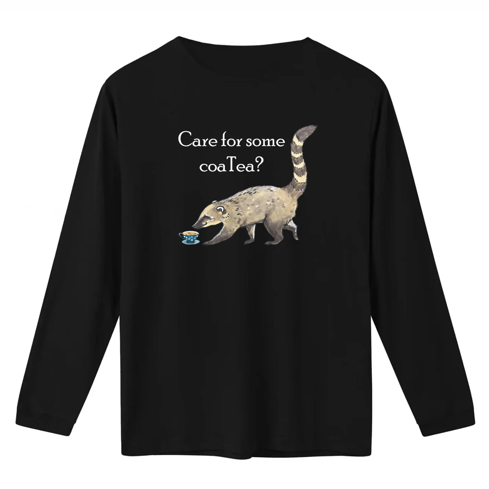 Coati - Animal series T-Shirt Summer Casual Cotton Tee Oversized Streetwear Tops Vintage Graphic Print Unisex Men Women