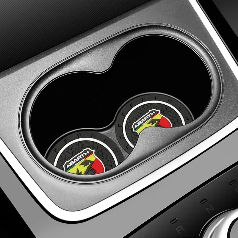 سيارة المضادة للانزلاق بطانة حماية من السيليكون حامل أكواب الماء شرب كوستر لشركة فيات أبارث 500 595 غراندي بونتو دوكاتو تيبو ستيلو UNO أسترا برافو