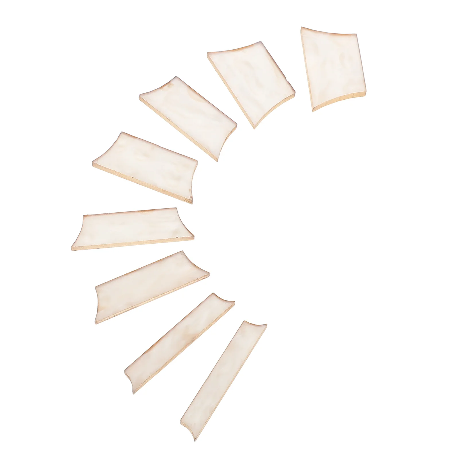 

9Pcs Guitar Accessories Kit White Shell Trapezoid Inlays for Electric Guitar Fretboard Parts and Decor Bass Accessories