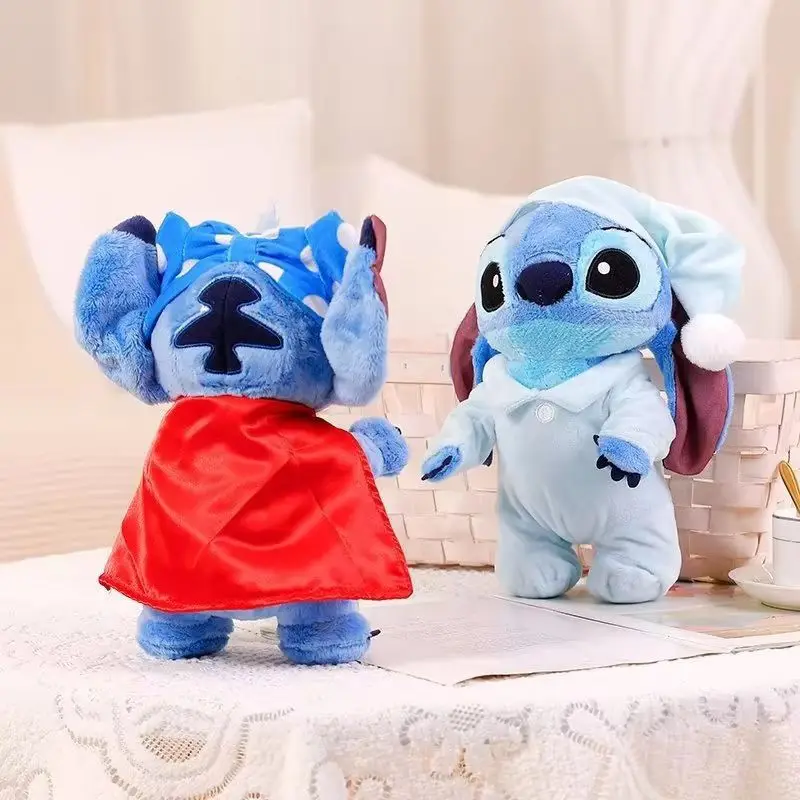 Disney 30 cm Kawaii Nieuwe Stitch Pluche Pop Lilo & Stitch Knuffel Zomer Droom Serie Grote Knuffels Kussen Kinderen verjaardagscadeautjes