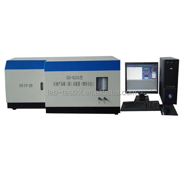 GD-0253 Microcoulometry Sulfur and Chlorine Analyzer Testing Apparatus