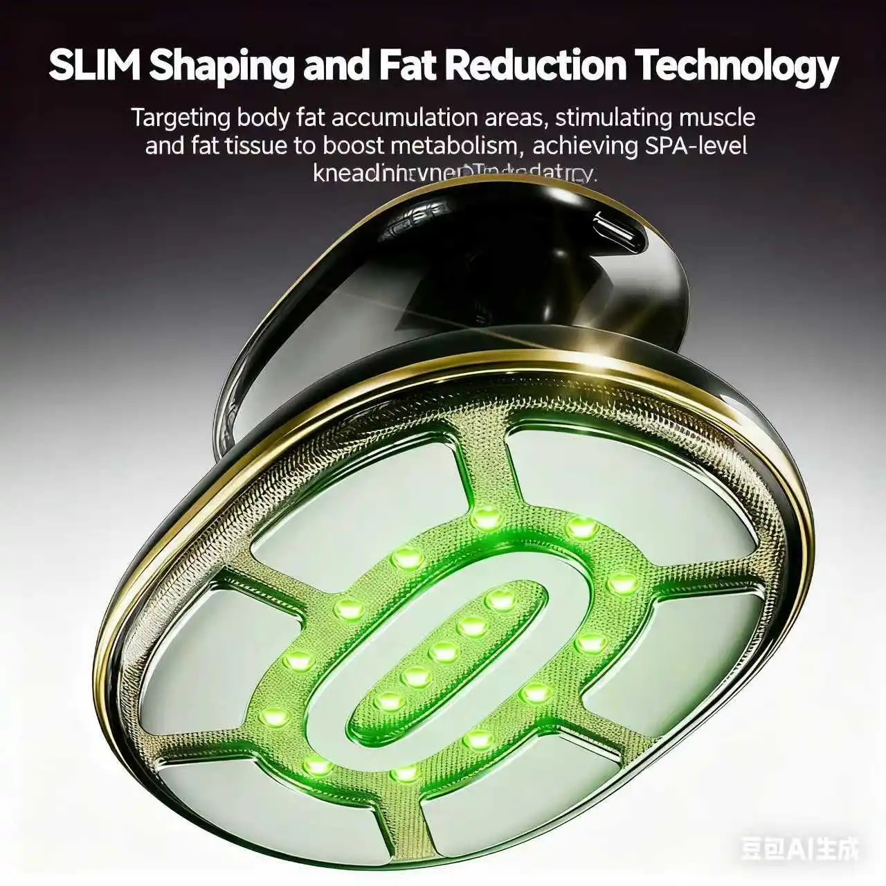 Macchina per scolpire il corpo - Massaggiatore anticellulite professionale senza fili portatile - Adatto per pancia, collo, gambe, fianchi, braccia