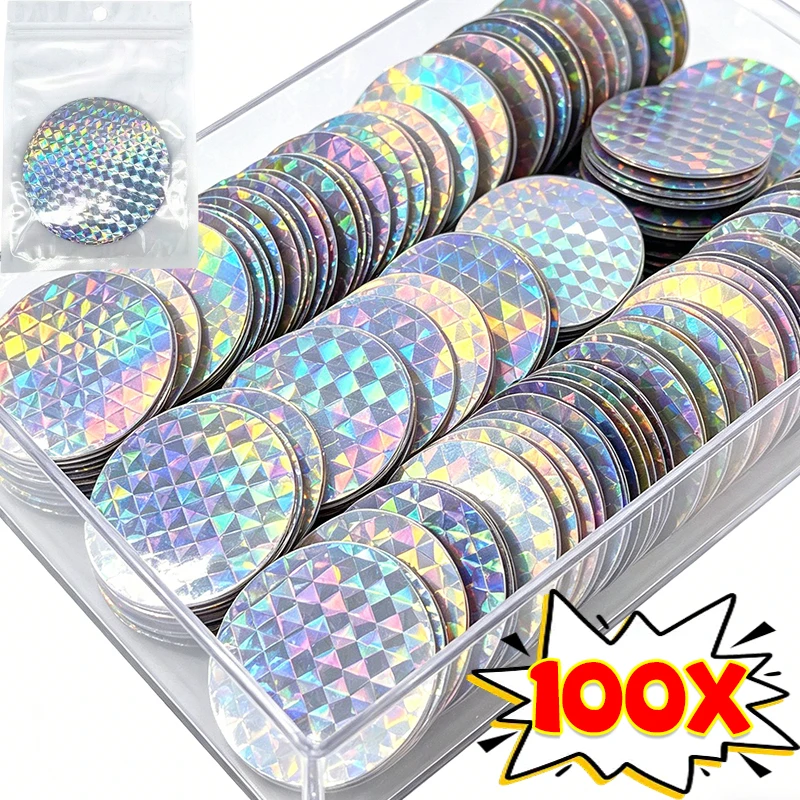 

100/20 шт. круглых клейких лент от птиц, отпугивающие птиц, светоотражающие липкие ленты для сада и фермы, средства для отпугивания птиц