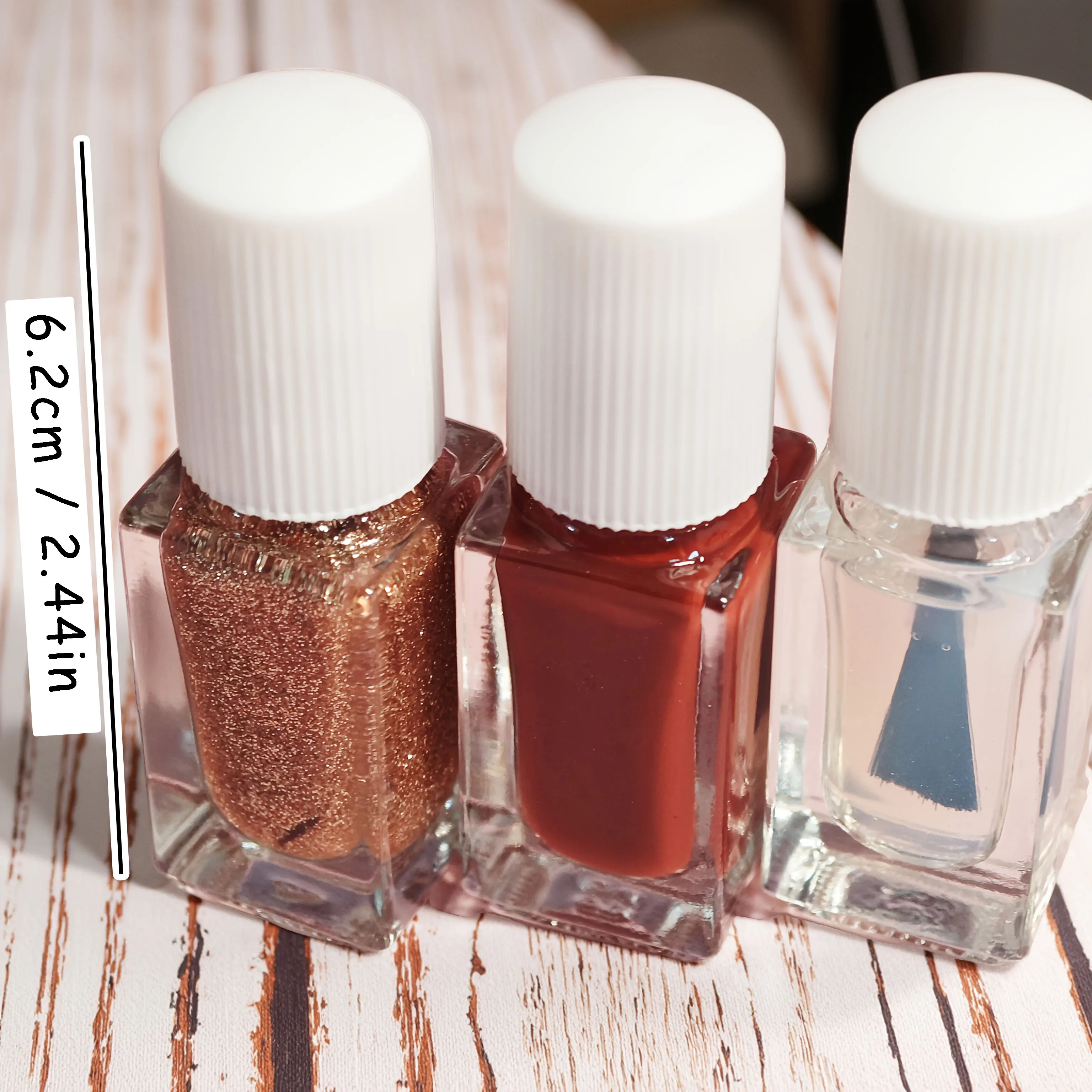 ชุดยาทาเล็บ V05 Tulip Intense 3 ขวด แบบไม่ต้องอบ แห้งเร็ว ติดทนนาน ลอกออกได้ สูตรน้ำ