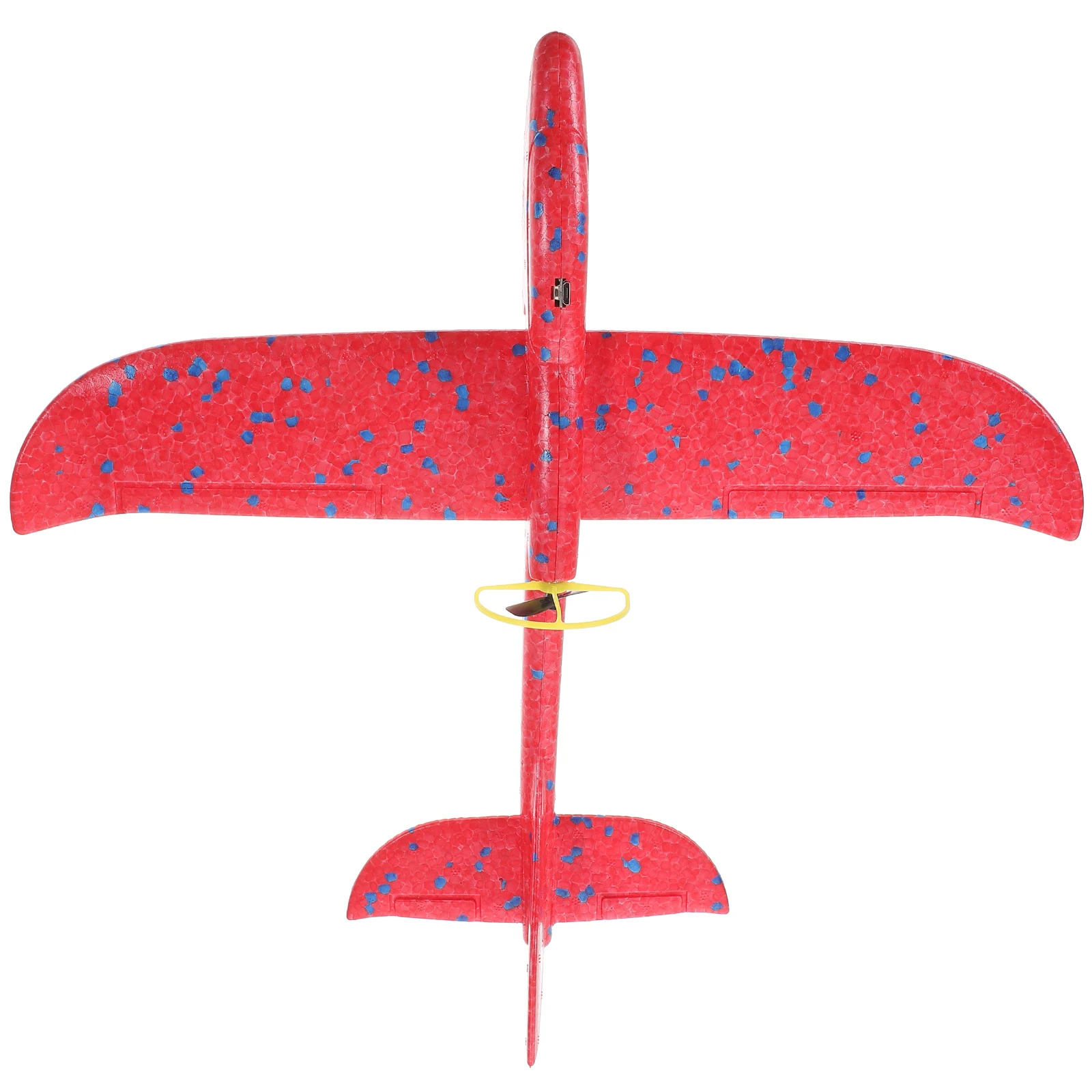 

Rotary Foam Airplane Toy Light USB Rechargeable Flying Plaything Kids Safe Round Edges Outdoor Indoor Aircraft Model
