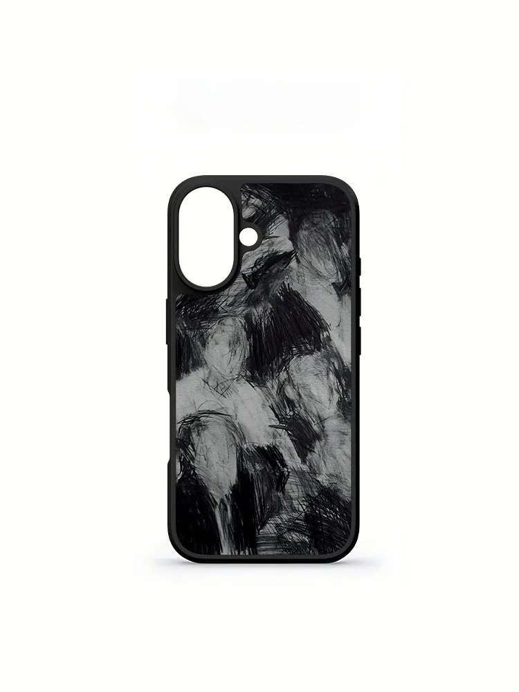 

QX Graffiti Character Leather Texture Phone Case for 16 Women's High Fashion Premium Quality 14 Elite 13 Stylish plus U...