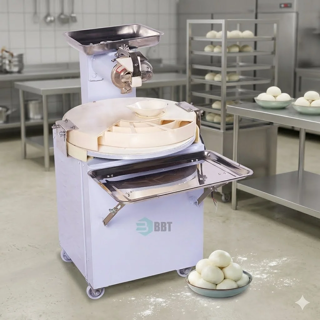 Adjustable Weight Dough Divider Rounder - Commercial Machine for Bakery & Pastry Shop Use