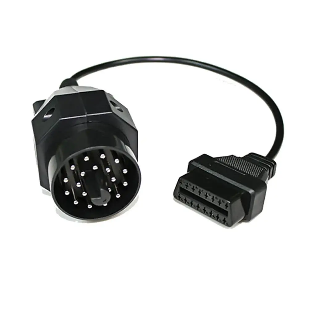 For BMW 20 Pin to 16 Pin OBD2 Diagnostic Adapter Cable E36 E39 E46 X5 Z3 Scanner Tool Connector