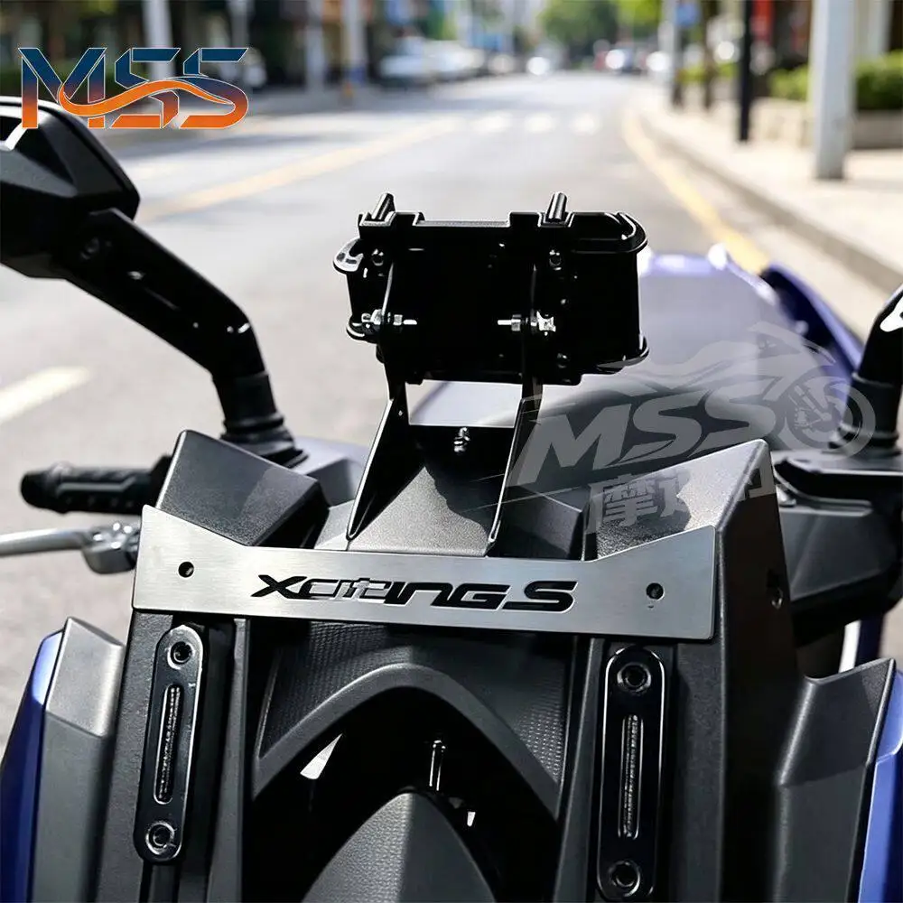 NEW Motorcycle CNC Accessories for KYMCO Taiwan Imported XCITING S 400 S400 GPS Navigation Mobile Phone Bracket Mount Stand