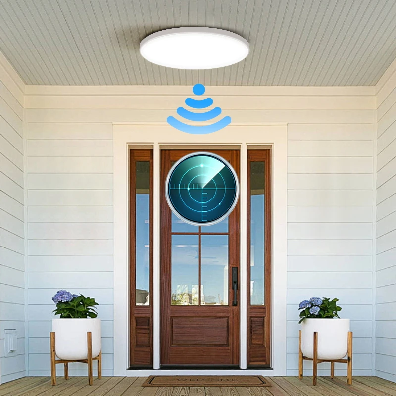 Ceiling Lamp LED With Motion Sensor Light Lamp Ceiling Radar Smart Lamp 220V/110V For Corridor Human Motion Ceiling Panel Light