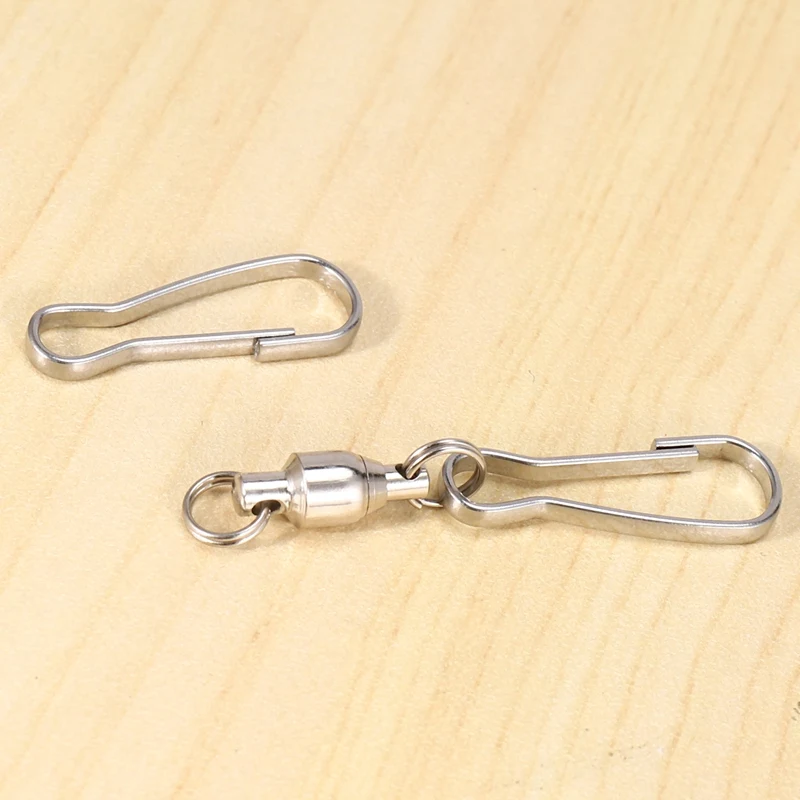 AEE4-8 Pack Spinning Double Clip Swivel Hooks For Wind Spinners, Windsock, Bird Feeders, Wind Chimes Crystal Twisters Party