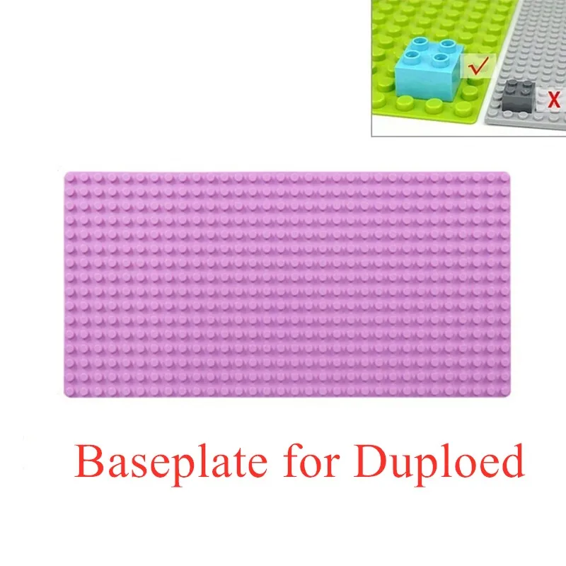 Bodemplaat 16*32 Dots Duploed Grote Basis Bouwstenen Grondplaat Bakstenen Klassieke Bakstenen Kinderen Speelgoed Compatibel met Merk Blokken