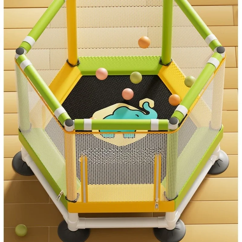 

Trampoline household children's indoor small net bounce bed toy 1.4 meters, with slide