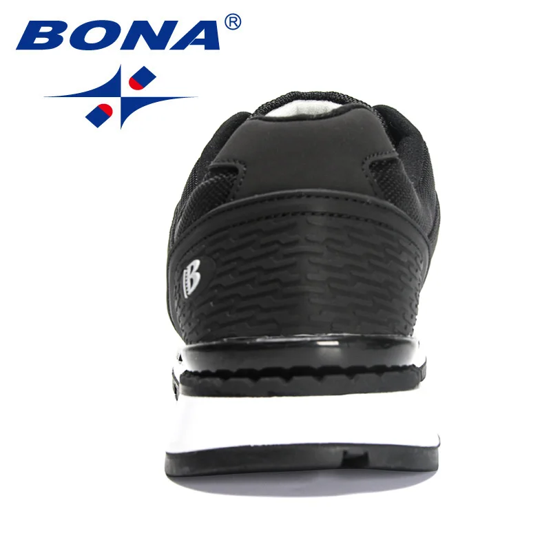 BONA 2023 New Designers Running Shoes Comfortable Breathable Sport Sneakers Men Retro Flats Trainers Walking Jogging Shoes Man