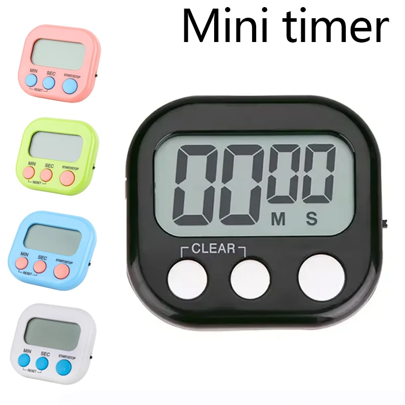 Magnetic Multi-function Electronic Timer LCD Display Manage Self-discipline Timer Baking Countdown Learning Reminder Gift