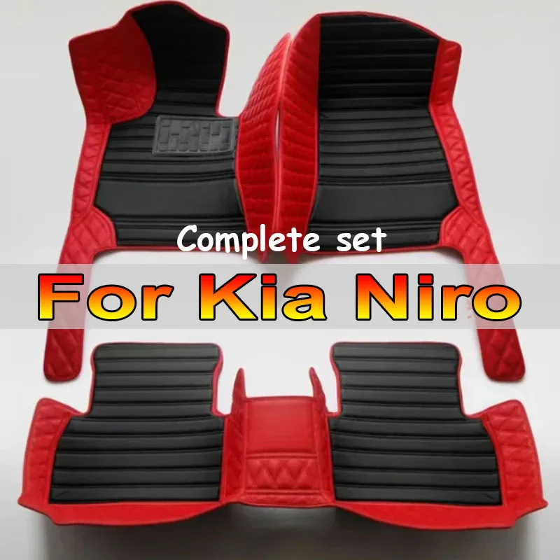 

Автомобильный коврик, напольные коврики для Kia Niro SG2 2023 2024 2025, водонепроницаемый коврик, кожаный коврик, Грязевое покрытие, напольные аксессуары для автомобиля, внутренние части