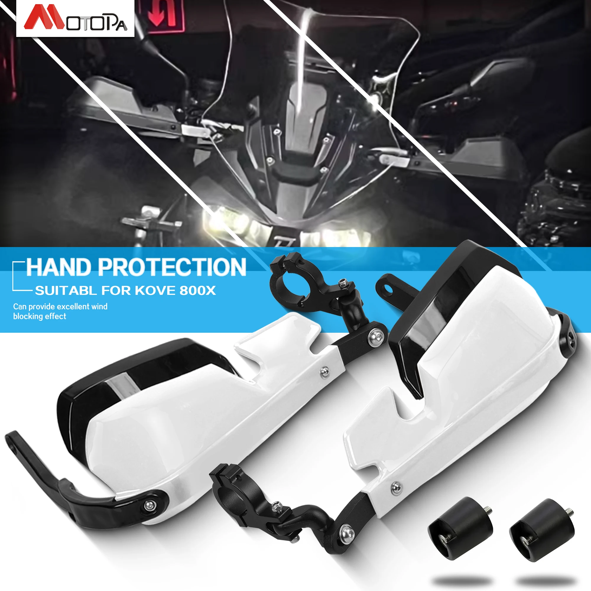 Motorcycle KOVE800X new aluminum alloy Handguard Shield Hand Guard Protector Windshield For KOVE 800X 800 x 2023-2025  ﻿