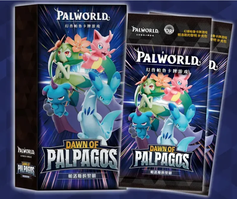 In Stock Original Palworld TCG Trading Card Game Vol.1 Dawn Of Palpagos Simplified Chinese Japanese Version Collect Cards Gifts