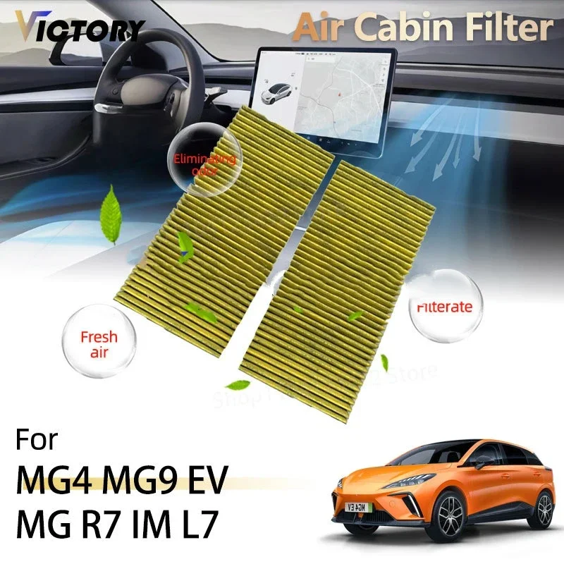1189420 For MG4 EV Parts For MG9 EV MG S9 EV MG R7 SAIC Rising F7 R7 IM L7 Accessories PM2.5 Cleaning Air Cabin Filter Stickers