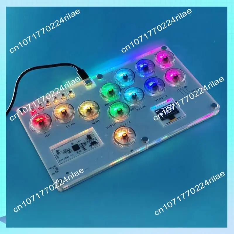 

A17Z Arcade Joystick Hitbox Street Fighter Controller Fight Stick Game Controller Mechanical Button For PC/PS4/PS3/Switch, A Dur