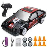 Remote Control Car 2.4G Drift RC Car 4WD RC Drift Car Toy GTR AE86 Four-wheel Drive Racing for Children's Boys Kids Gift