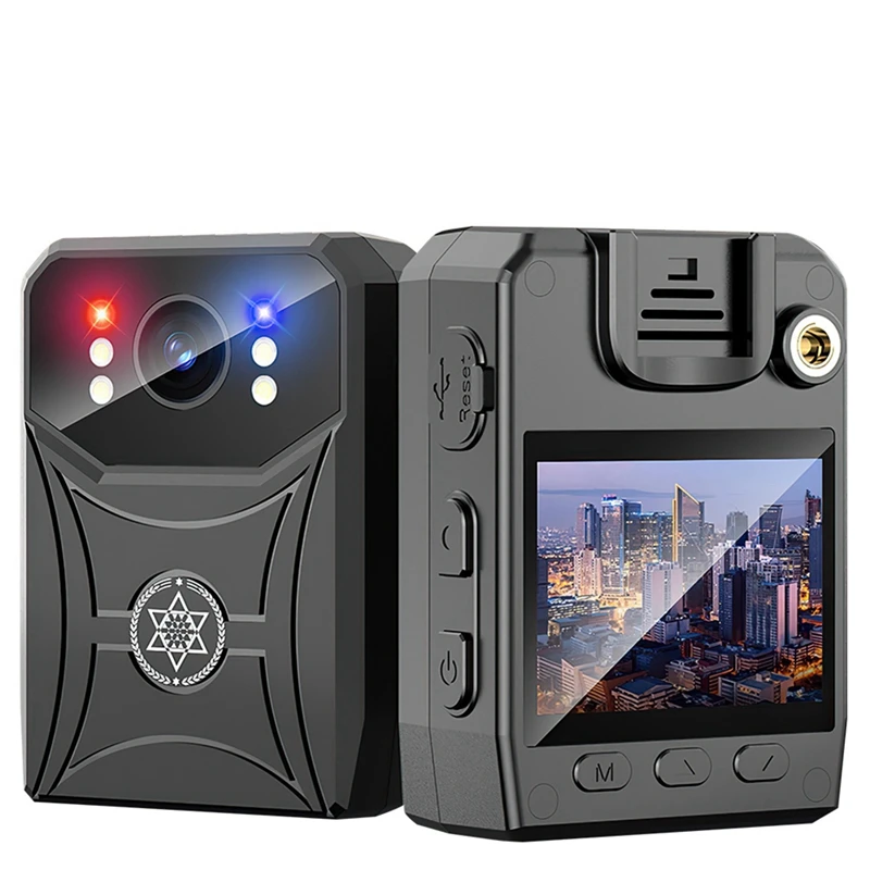 

AIAI 4K Mini Police Camera Digital Video Recorder Camcorder Camera IR Night Vision Body Camera Sports Back Clip
