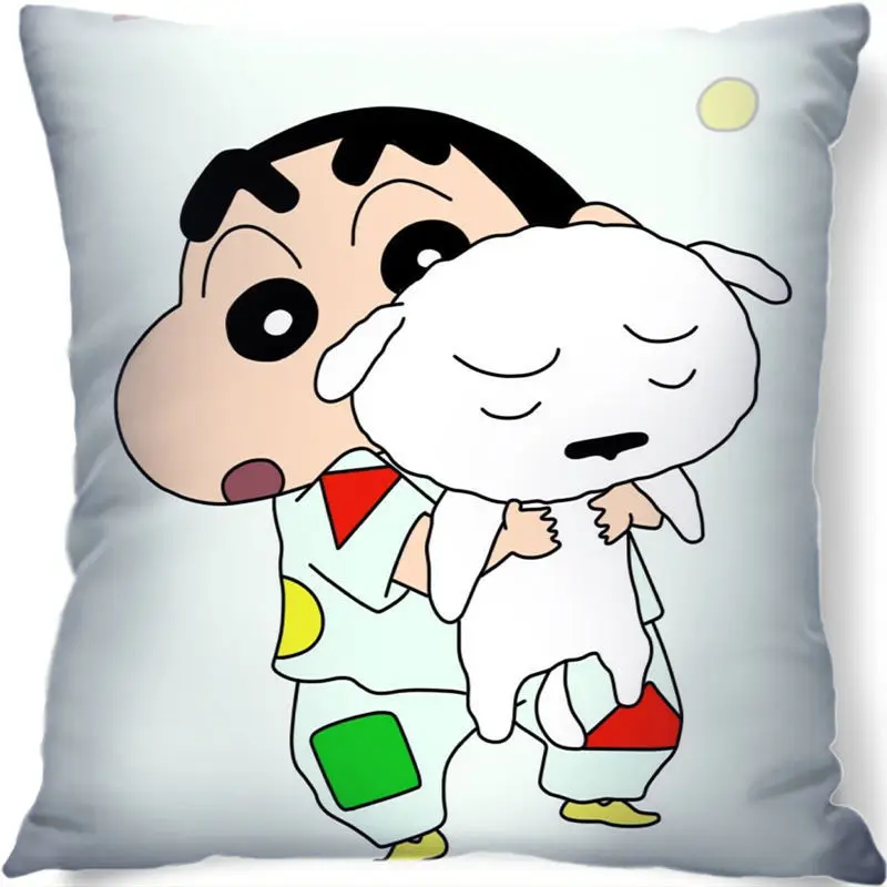 Crayon Shin Chans Anime Pillow Cartoon Cute Pillow Kids Student Pillow Sofa Bedroom Pillow Car Waist Square Pillow Gift