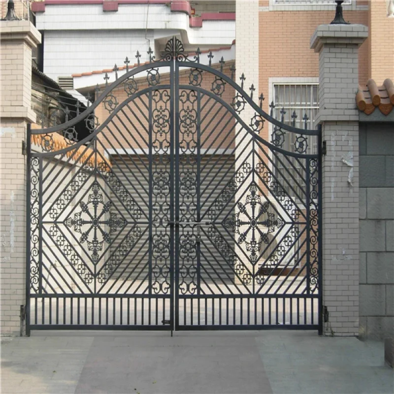 Wholesale Simple Wrought Iron Design Fancy Gate With High Quality