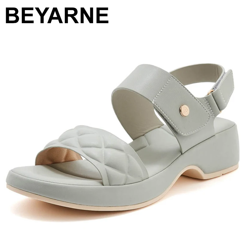 

Women's Sandals Summer Casual Elegant PU Soft Non-Slip Comfort Light Beach Travel Slippers Wedge Platform Roman Shoes