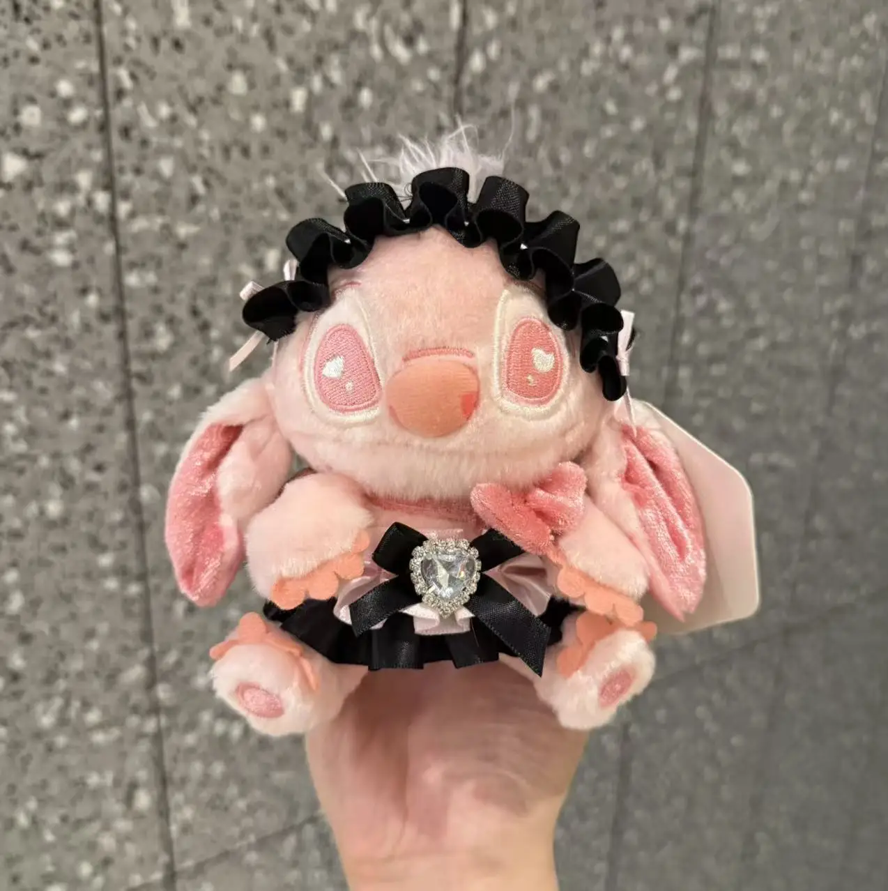 Lilo i Stitch Kawaii Pluszowy Wisiorek Miękki Brelok Ozdoba do Plecaka Anime Haftowany Dodatek Prezent dla Dzieci Dziewczynek