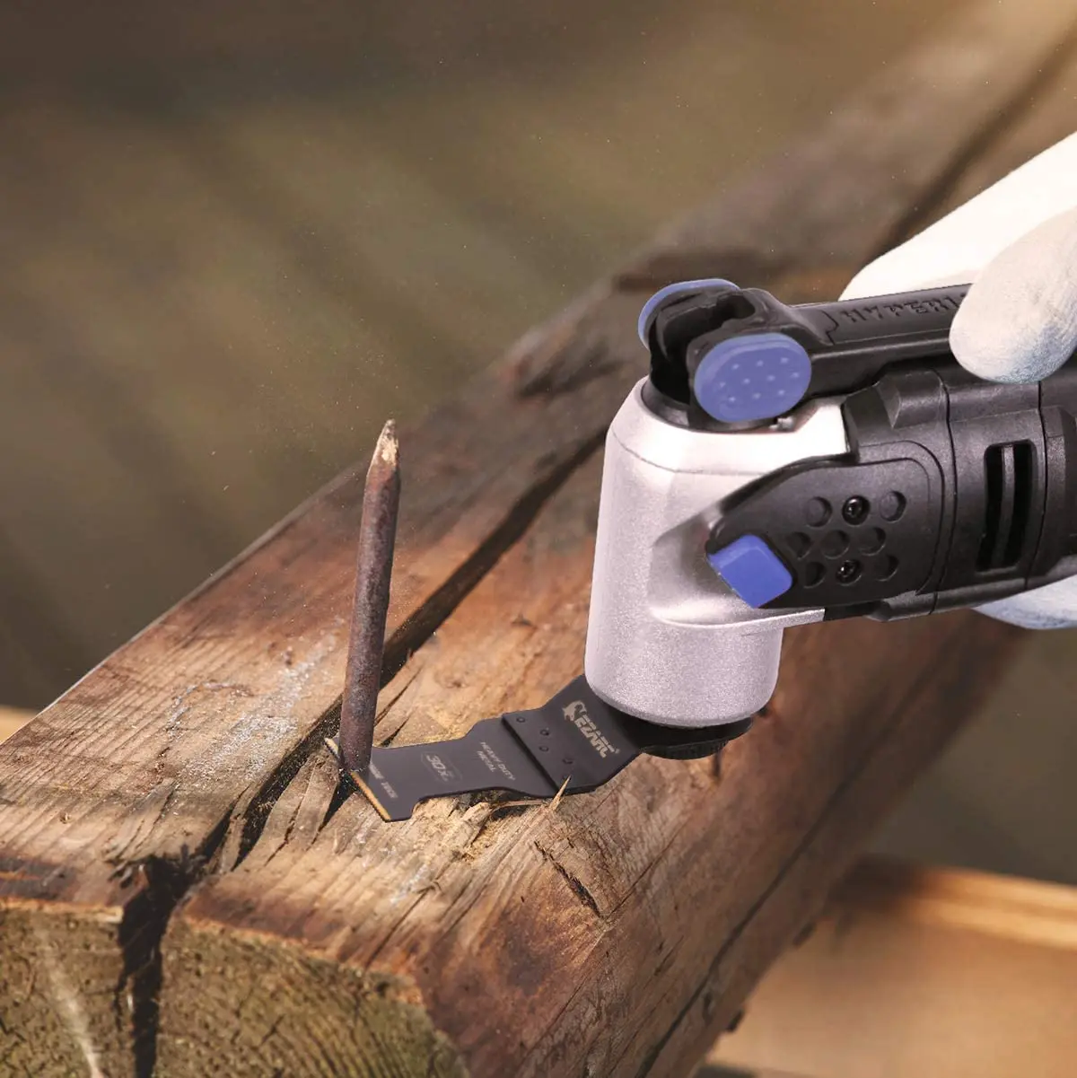 EZARC 3/6/9PCS lame per utensili oscillanti lame per seghe Multitool in metallo duro per materiale duro, metallo temprato, chiodi, bulloni e viti