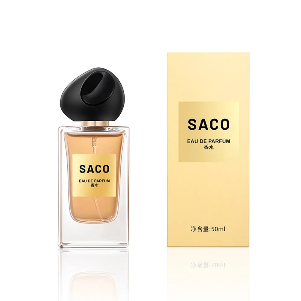 SACO 50ml Cinnabar & Fresh Sandalwood Perfume EDP Woody Scent Long Lasting Elegant Unisex Fragrance Daily Dating Gift Perfume