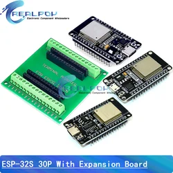 ESP-32S Development Board Expansion Board Compatible WiFi Bluetooth module ESPWROOM32 Lua Ultra-Low Power Expansion Board 30Pin