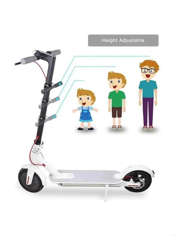 As crianças da scooter elétrica lidam