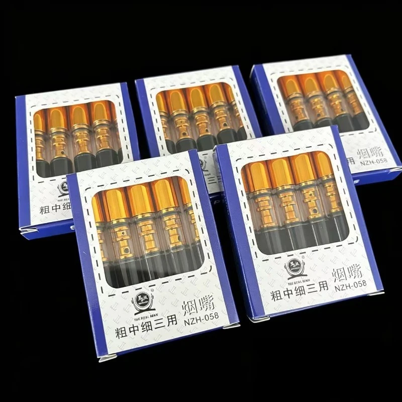 5 boxes Portable Reducing Cigarette filter Tar Cigarette Holder High quality detachable Tobacco Filters Mini Smoking filter view 5