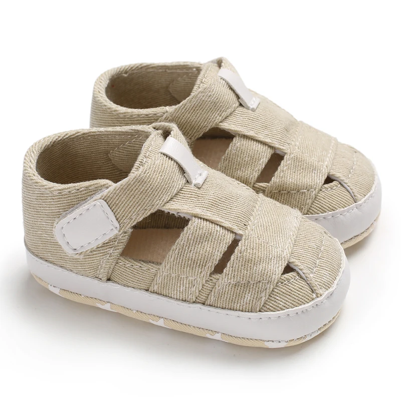Summer Canvas Baby Sneakers, Boys Girls Soft Sole Casual Crib Shoes, Toddler Learning Walk Shoes for Newborn 0-18M