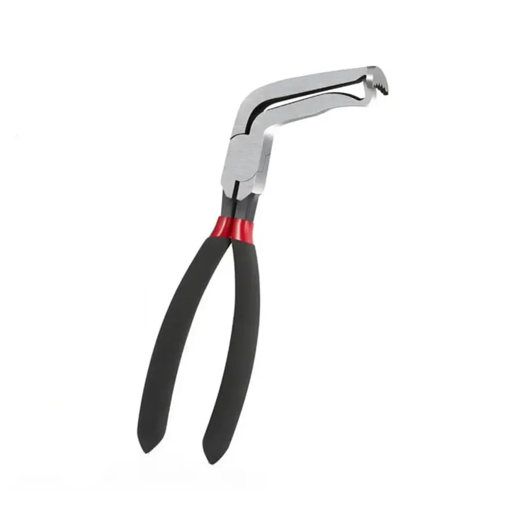 8인치 60도 각도 자동차 전기 연결 해제 플라이어 - 커넥터 및 센서 와이어 플러그 제거용 전문 도구