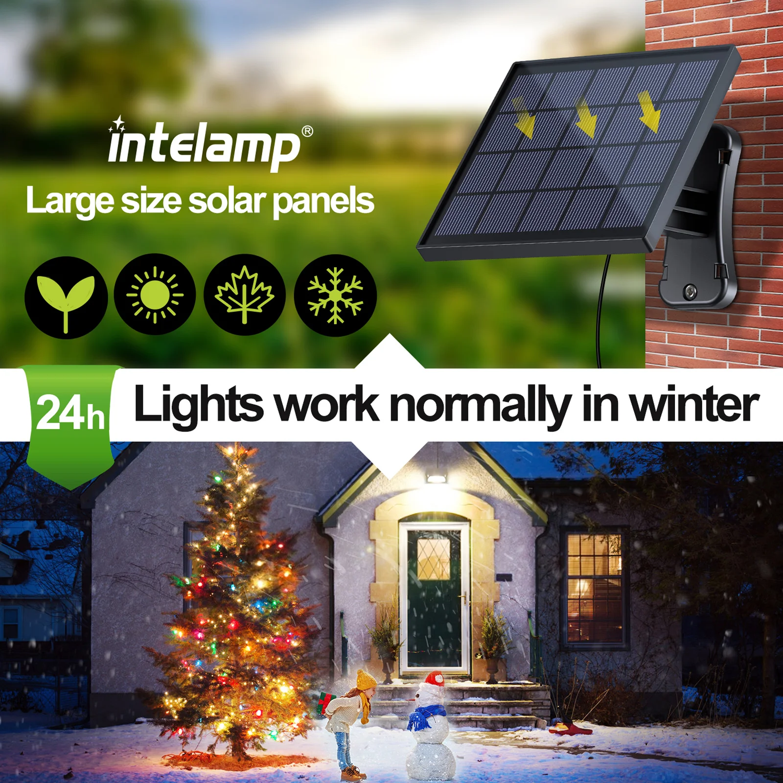 Рисунок 5 - Уличная настенная лампа на солнечной