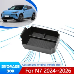 For Denza N7 2023 2024 2025 1 Seat Indoor Central Upper Layer Console Car Armrest Storage Box Holder Interior Auto Accessories