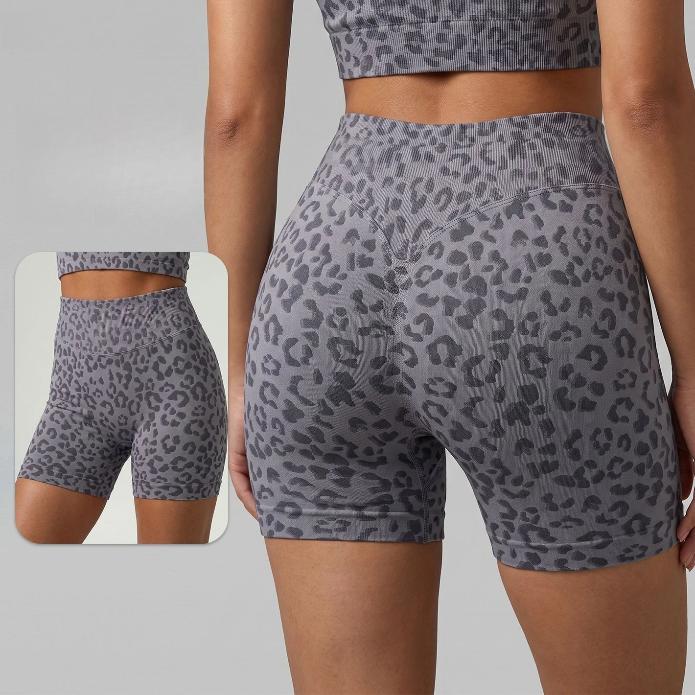 Seamless Elastic High Rise Peach Butt Sculpting Sports Shorts Women Yoga Jogging Street Daily Fitness Training Short Pants