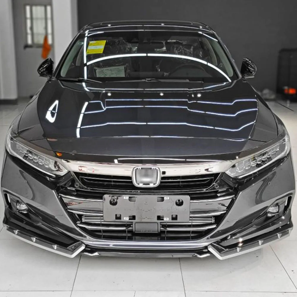 5PCS,For Honda Accord 2022 10.5Th Front Lip Splitter Diffuser Spoiler Gloss Black