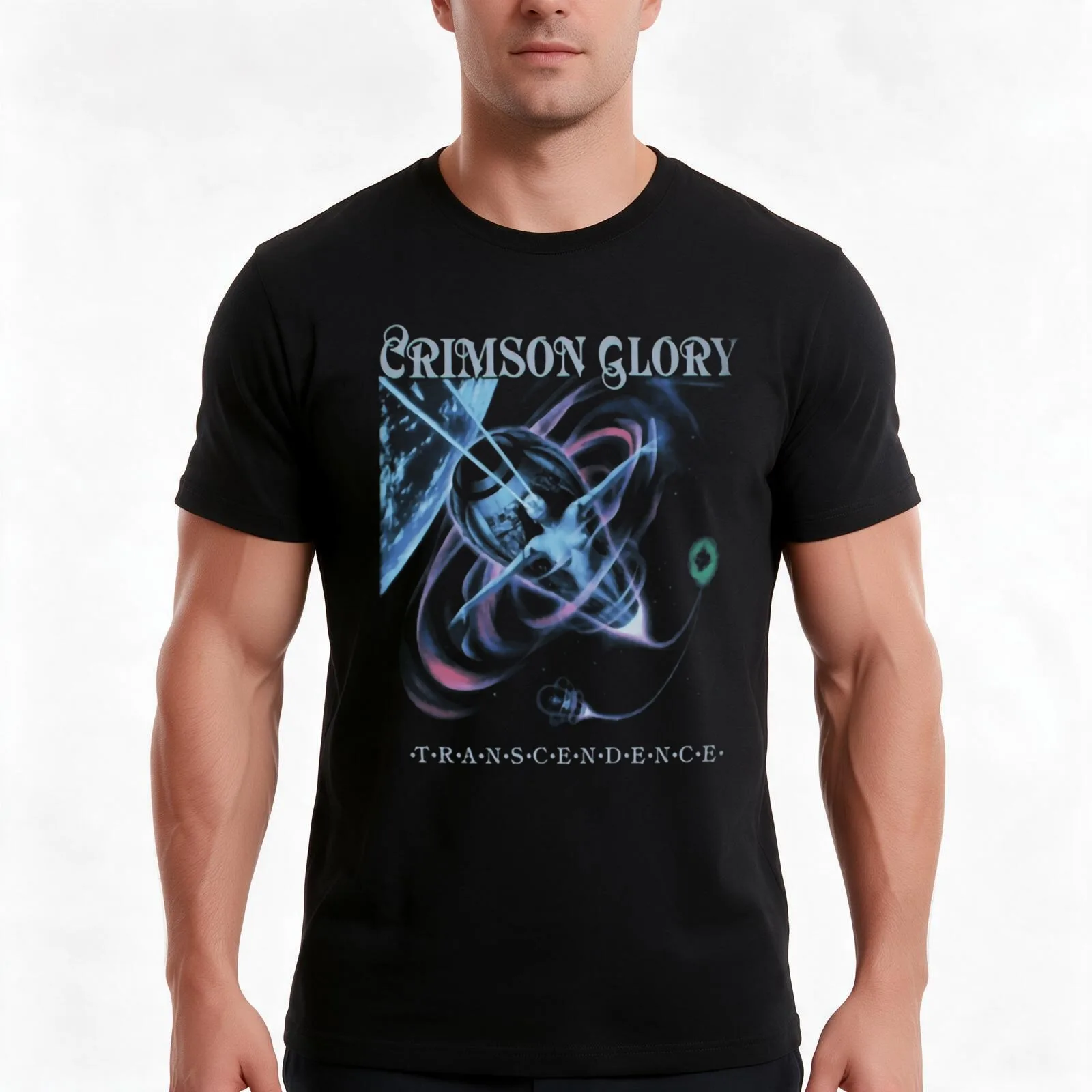 Crimson Glory Transcendence From Crimson Glory T-Shirt Summer Casual Cotton Tee Oversized Streetwear Tops Unisex Men Women