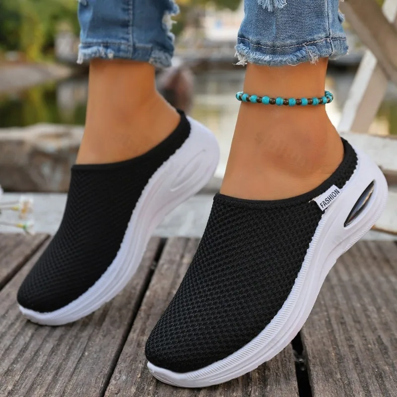 Women's Casual Shoes Mesh Breathable Comfort Soft Slip on Orthopedic Premium Slippers Unisex Fashion Walking Non Slip Slides