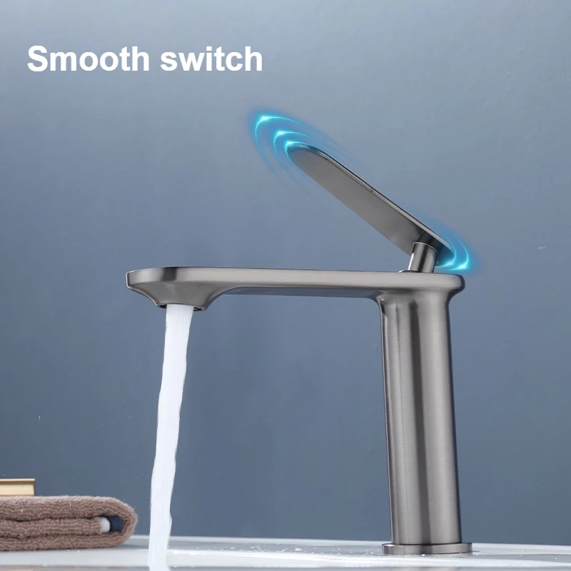 مغسلة الحنفيات المرحاض كونترتوب صنبور حوض خلاط بندقية رمادي الحمام صنبور الساخن والبارد صنبور حوض خلاط صنبور خزانة حمام